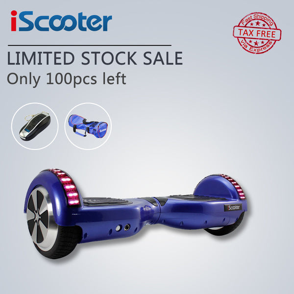 iScooter hoverboard UL2272 Bluetooth Electric Skateboard steering-wheel Smart 2 wheel self Balance Standing scooter hover board - flax stores.shopify