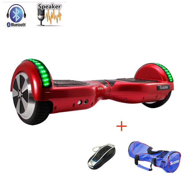 iScooter hoverboard UL2272 Bluetooth Electric Skateboard steering-wheel Smart 2 wheel self Balance Standing scooter hover board - flax stores.shopify