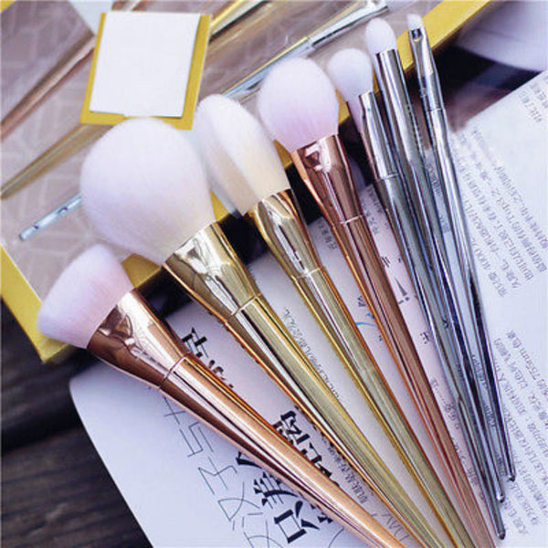 New 7pcs Makeup Cosmetic Brushes Set Powder Foundation Eyeshadow Lip Brush Tool - flax stores.shopify