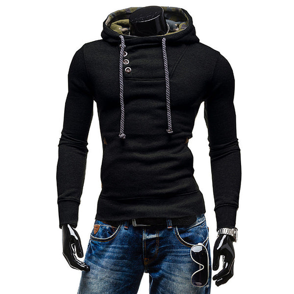 2015 Brand Leisure Suit Fleece Hoodie Jackets New Man Hoody Casual Sweatshirt Mens 2 Colors Men Sportswear Men Hoodie Sweatshirt - flax stores.shopify