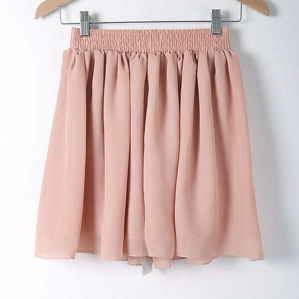 2015 New Summer Solid Empire Skirt Free Shipping Casual Mini Skirt Drop Shipping Female Skirts 20 Colors - flax stores.shopify