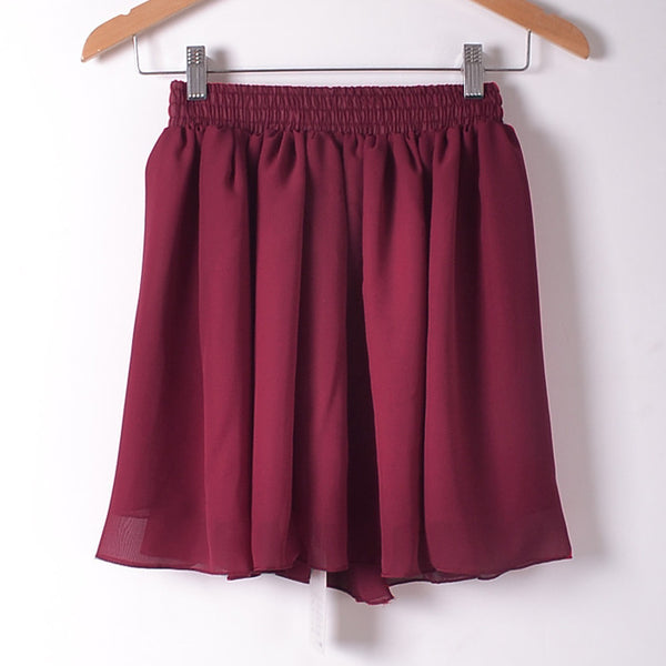 2015 New Summer Solid Empire Skirt Free Shipping Casual Mini Skirt Drop Shipping Female Skirts 20 Colors - flax stores.shopify