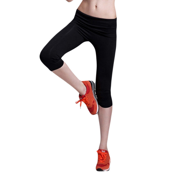 2016 New Women Calf-Length Pants Casual Fitness Jogger Pants Elasticity Skinny Sprots Legging - flax stores.shopify