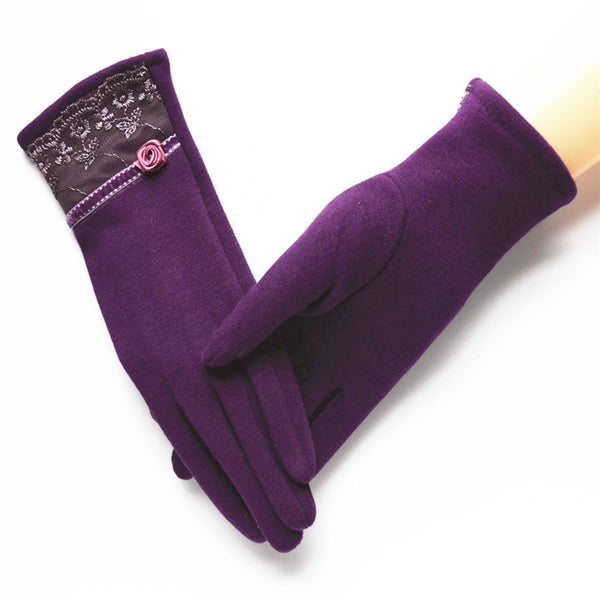 Elegant Touch Screen Cotton Gloves - flax stores.shopify