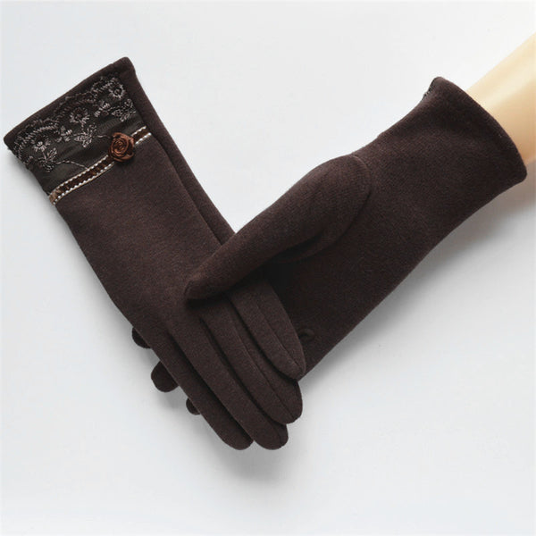 Elegant Touch Screen Cotton Gloves - flax stores.shopify