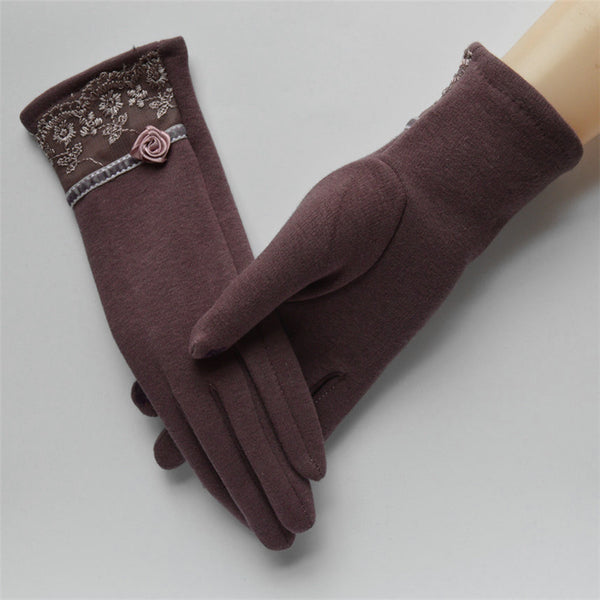 Elegant Touch Screen Cotton Gloves - flax stores.shopify