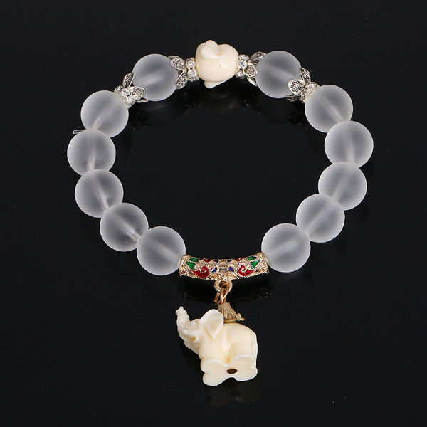 Crystal Elephant Bracelet - flax stores.shopify